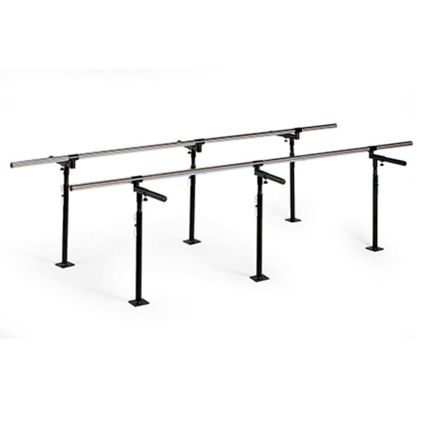 Floor Mounted Bariatric Parallel Bars 7'